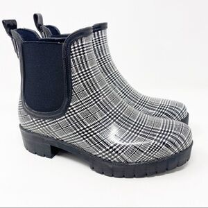 Jeffrey Campbell Short Ankle Platform Rain Boots 8